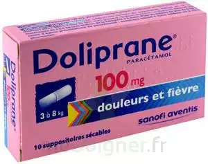 Doliprane 100 Mg Suppositoires Sécables 2plq/5 (10) à Die