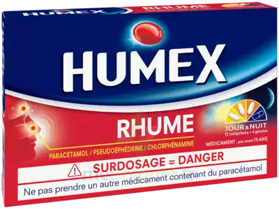 Humex Rhume Comprimés Et Gélules Plq/16 à Die