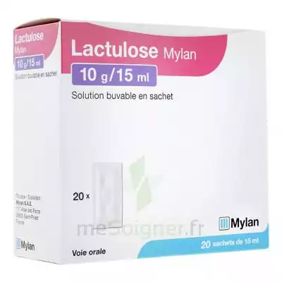 Lactulose Mylan Pharma 10 G, Solution Buvable En Sachet-dose à Die